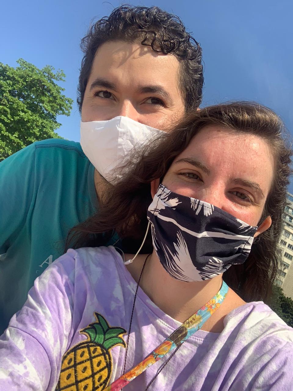 Naomi e João Rafael em 2020